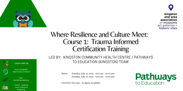 Where Resilience & Culture Meet:  Course 1:  Trauma Informed Certification Training