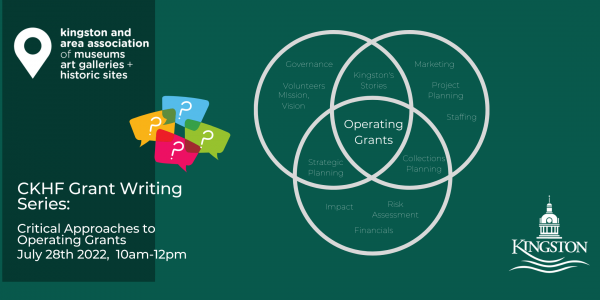 CKHF Grant Writing Series 2022 - Critical Approaches to Operating Grants