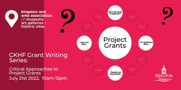 CKHF Grant Writing Series 2022 - Critical Approaches to Project Grants