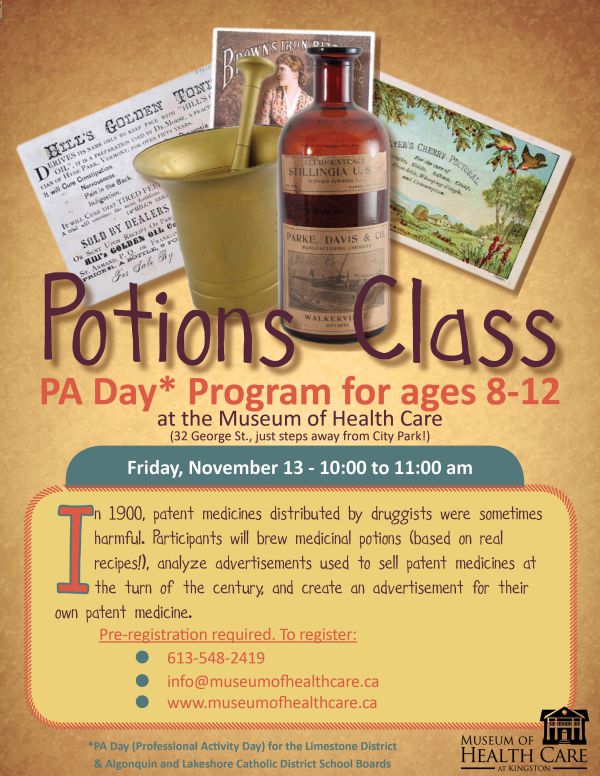 PA Day Program: Potions Class