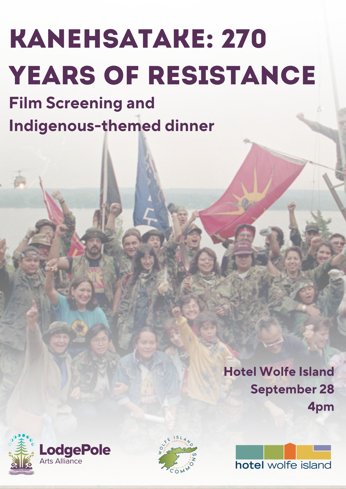 Poster advertising the event.