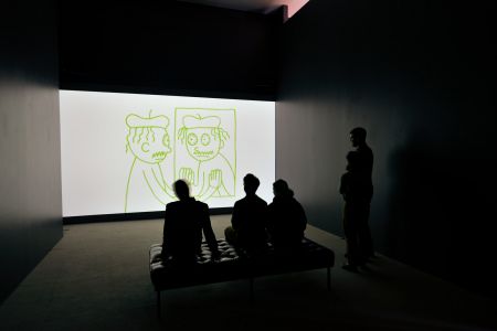 Installation view of &quot;The Pathos of Mandy: Walter Scott.&quot;
