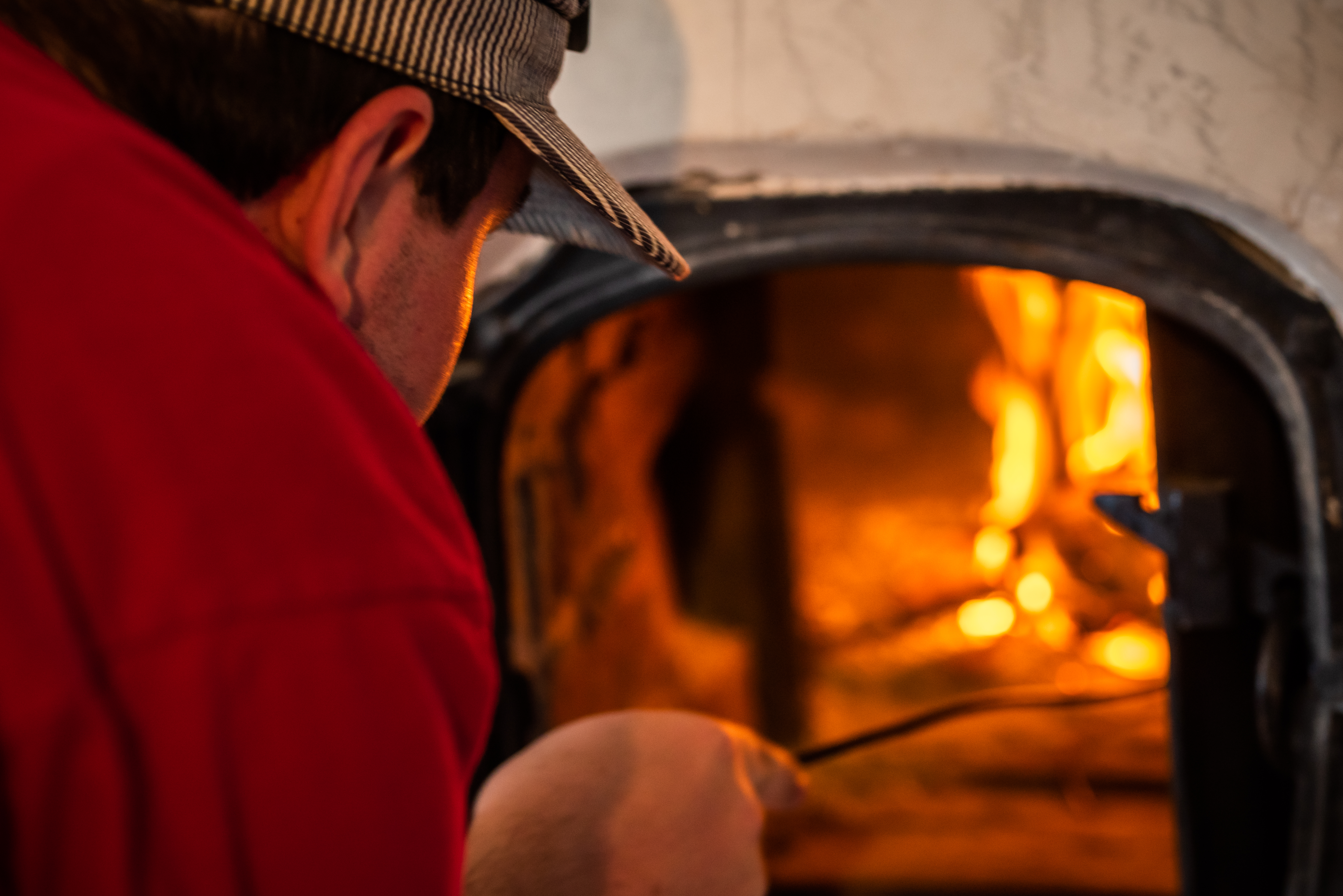 HHM - Indoor brick back oven for seasonal treats and woodfired pizza