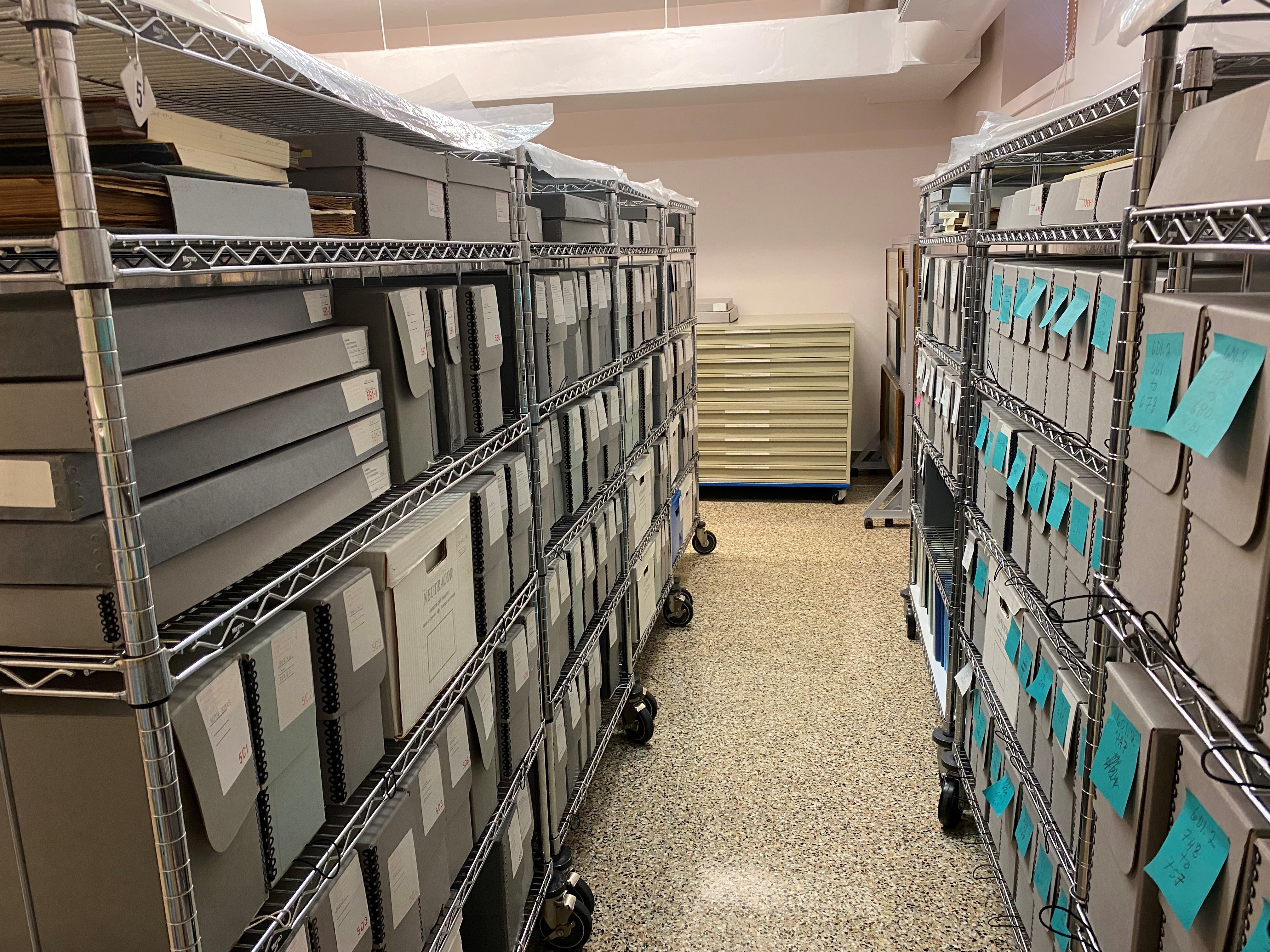 archival stacks