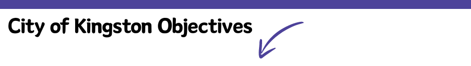 City of Kingston Objectives