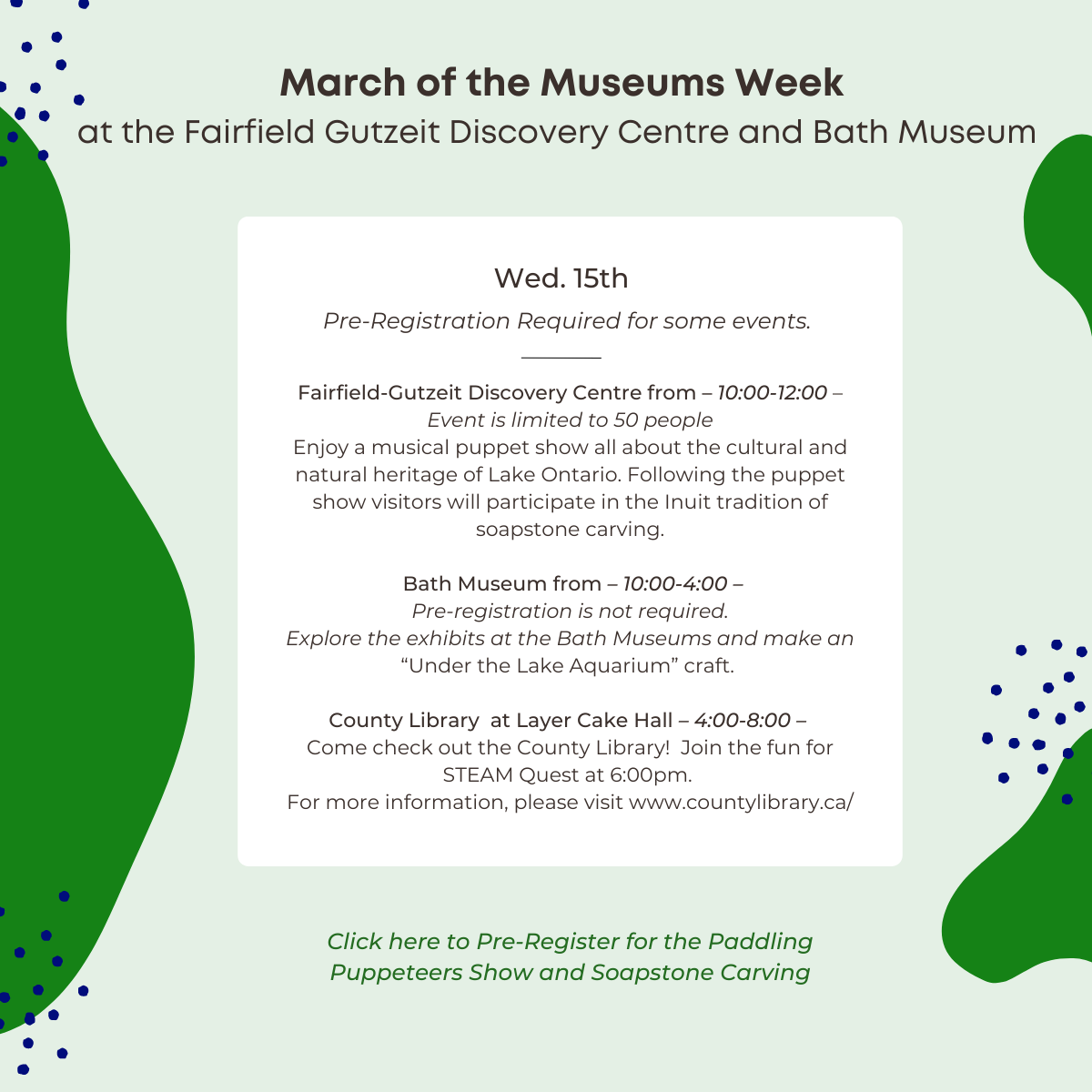 Event Schedule Loyalist