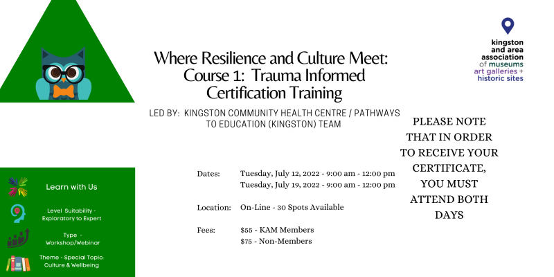 Where Resilience & Culture Meet: Course 1: Trauma Informed Certification Training