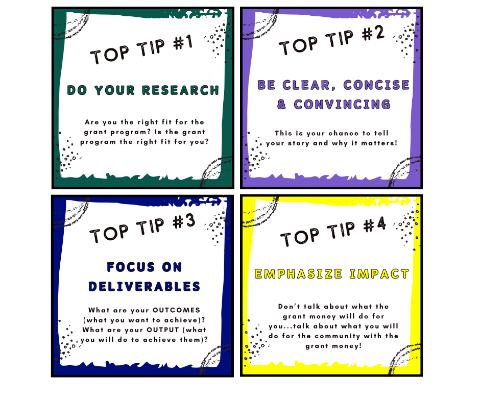 Top Tips for Grant Writing