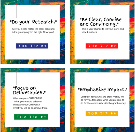 Tips for Grant Writing