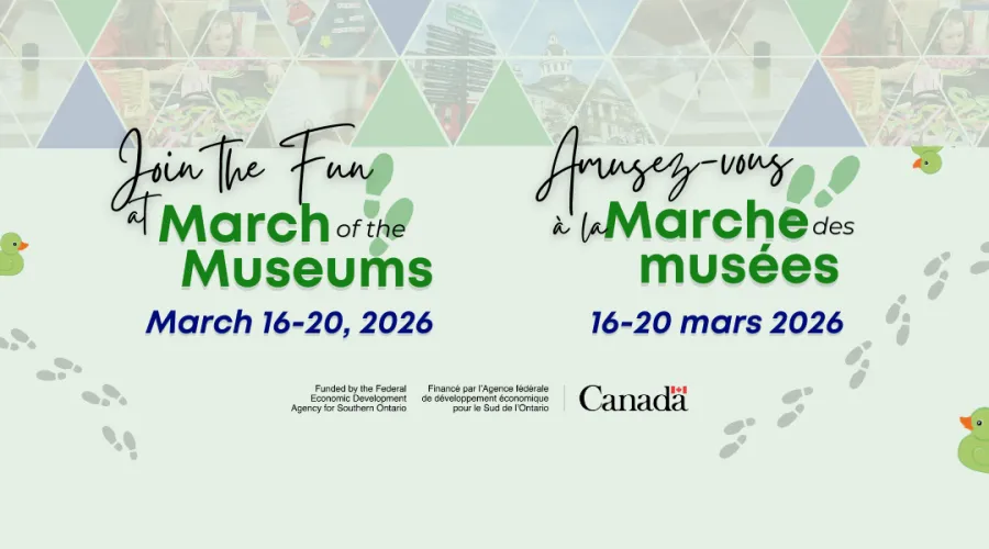Graphic, Join the Fun at March of the Museums 2026!, Graphique, Rejoignez-nous pour la Marche des Musées 2026 !