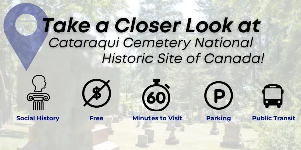 social history, free, 60 min visit, parking, public transit