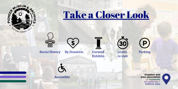social history, by donation, curated exhibits, 30 minutes to visit, parking