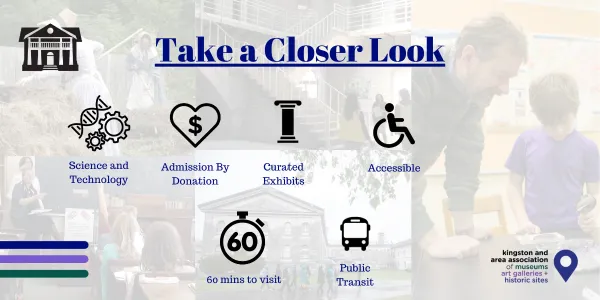 science & technology, by donation, curated exhibits, accessible, 60 min visit, public transit