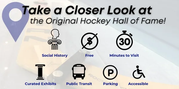 social history, free, curated exhibits, 30 min visit, parking, public transit, accessible