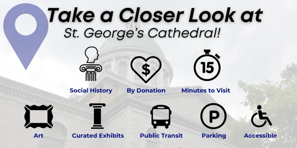 social history; by donation; art; curated exhibits; accessible; 15 min to visit; parking; public transit