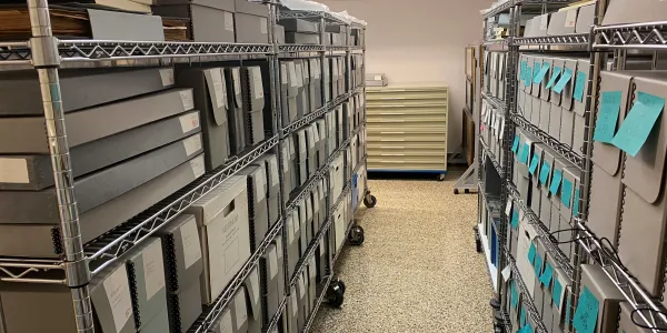 archival stacks