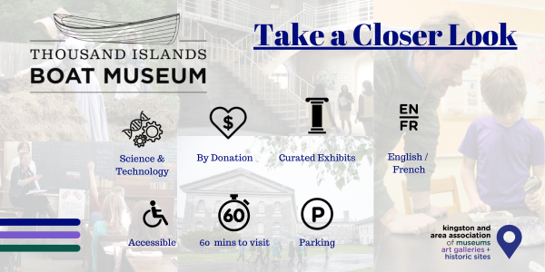 science & technology; by donation; curated exhibits; English/French; accessible; 60 min visit; parking