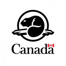 Parks Canada logo with Beaver and Text Canada